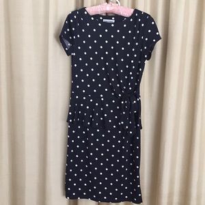 Dress size 6 polka dot